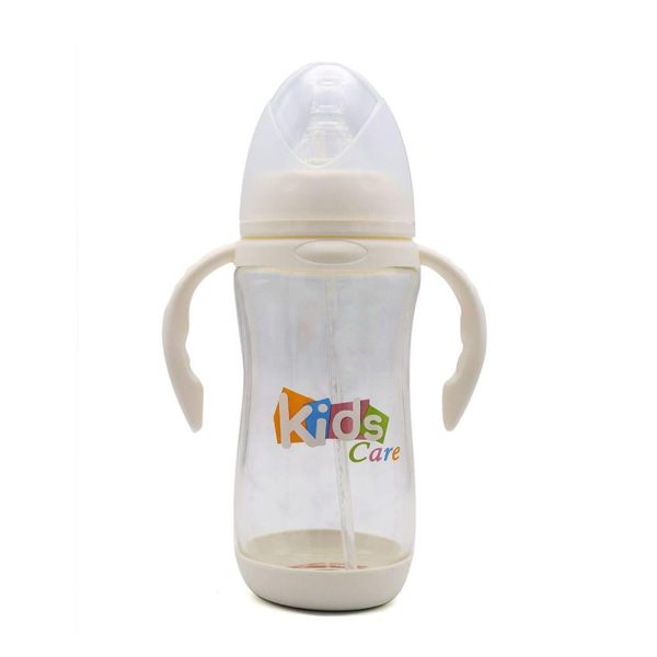 كيدز كير رضاعة منحنى زجاجية بمقبض مزدوج 260 مل