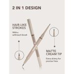 ⁦شيجلام قلم حواجب 2 في 1 براوز اون ديماند اوبورن⁩ - الصورة ⁦4⁩