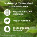 ⁦جونسون شامبو ناتشورالي للبشرة الحساسة مع صبار الألوفيرا العضوي - 395 مل⁩ - الصورة ⁦4⁩