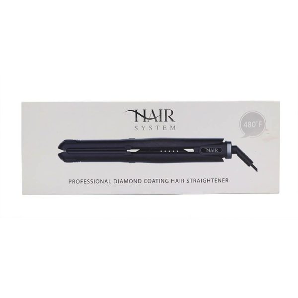 هير سيستم جهاز مكواة الشعر الاحترافي بتقنية التيتانيوم الالماسي HS107