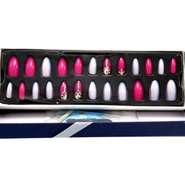 ستيكي نيلز اظافر لاصقه جذابه متعدده المقاسات وسهله التركيب BK 19-94   حبه 24