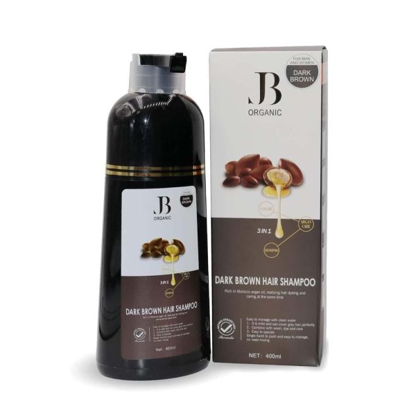 شامبو صبغ الشعر بني غامق