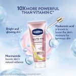 ⁦فازلين لوشن موحد اللون الأساسي معزز بالسيروم لأشراقة ناعمة - 200 مل⁩ - الصورة ⁦3⁩