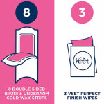 ⁦فيت شرائح شمعية لإزالة شعر الإبطين للبشرة الحساسة - 16 شريحة⁩ - الصورة ⁦2⁩