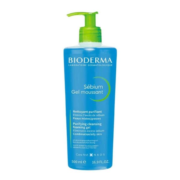 بيوديرما جل تنقية للبشرة الدهنية - 500 مل