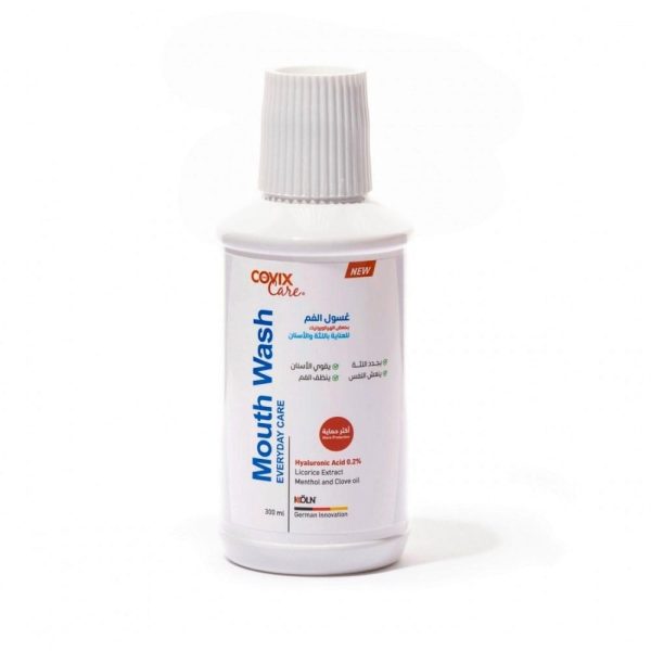 كوفكس كير غسول فم بحمض الهيالورونيك للعناية باللثة والأسنان- 300مل