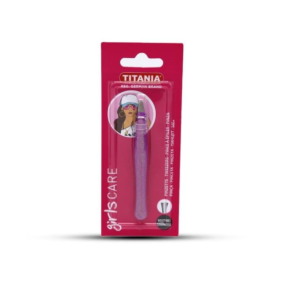 تيتانيا جيرلز كير ملقط من الفولاذ مقاوم للصدأ