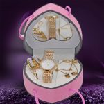 طقم ساعة نسائي عصري