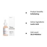 ⁦ذا اورديناري سيروم لاكتيك اسيد 10% 30 مل⁩ - الصورة ⁦4⁩