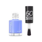 ⁦ريميل لندن طلاء اظافر 60 سكندس سوبر شاين 856 بلو بريز - 8مل⁩ - الصورة ⁦2⁩