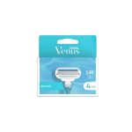 جيليت ماكينة حلاقة فينوس سموث للنساء، 4 قطع