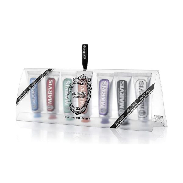مارفيس مجموعة معجون أسنان مجموعة من النكهات - 7*25 مل