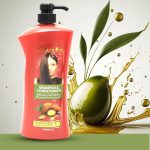 ⁦لينا روز شامبو وبلسم للشعر بخلاصة الأرغان وبروتين بي5 - 1000 مل⁩ - الصورة ⁦2⁩