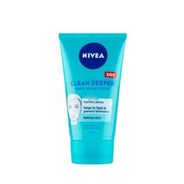 نيفيا مقشر يومي للوجه للتنظيف العميق  للبشرة المعرضة للشوائب 150 مل