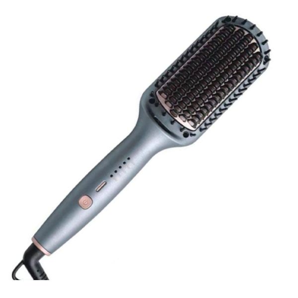 اوكيما فرشاة  شعر ومكواة سيراميك  2 في 1 بتقنية الأيونات  OK-716