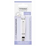 تيتانيا قصافة أظافر للقدم مطلية بالكروم ومزودة بمبرد - 8 سم