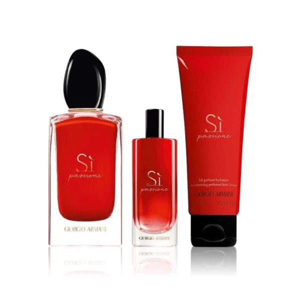 جورجيو ارماني سي باشون مجموعة هدايا - 3 قطع