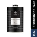 ⁦ياردلي لندن جنتلمان كلاسيك بودرة تالك مزيل الرائحة للرجل - 250 جم⁩ - الصورة ⁦2⁩