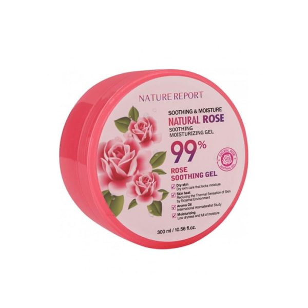 ناتشر ريبورت جل  الورد 99% - 300 مل