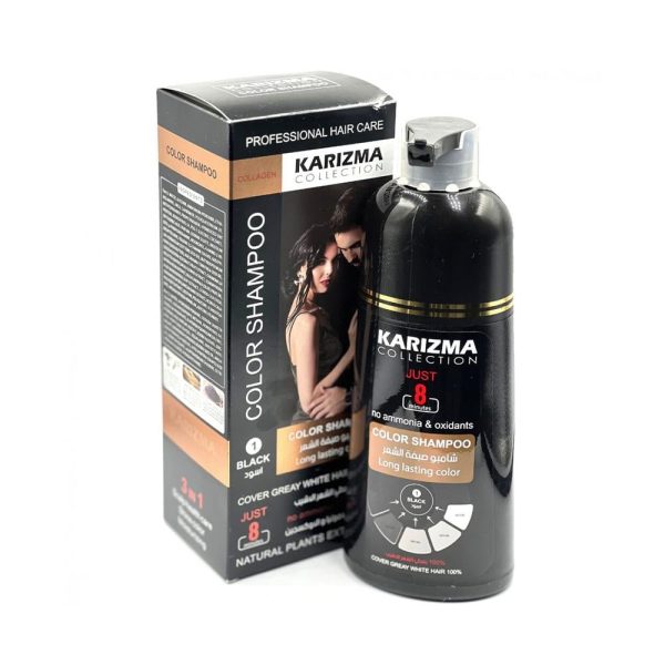 شامبو صبغة شعر لون أسود