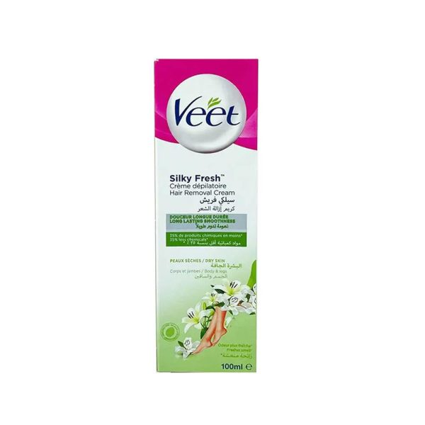 فيت سيلكي فريش كريم إزالة الشعر منعش للبشرة الجافة - 100 جم