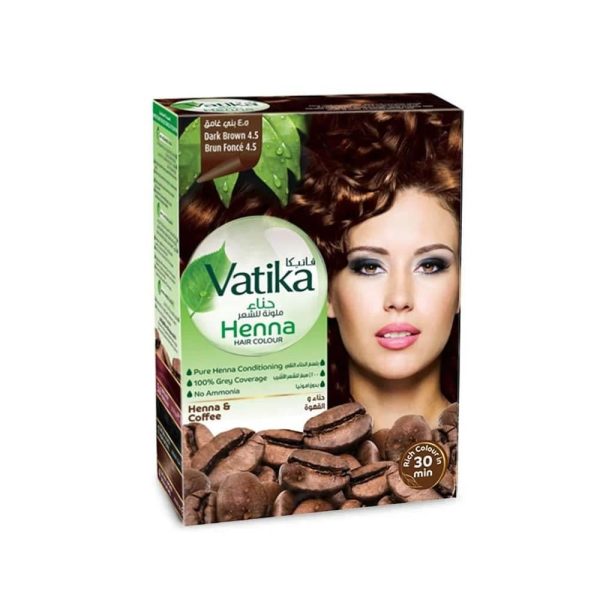 فاتيكا حناء ملونة للشعر - بني غامق 4.5