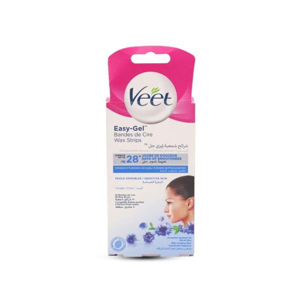 شرائح شمعية للوجه للبشرة الحساسة