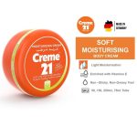 ⁦كريم 21 كريم مرطب سوفت للجلد الجاف مع فيتامين هـ - 250 مل⁩ - الصورة ⁦3⁩