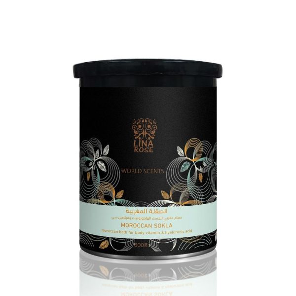 لينا روز حمام الصقلة المغربية للجسم بفيتامين سي والهيالورونيك - 600 جم