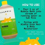 ⁦الافيا فقاعات استحمام للأطفال بجوز الهند والبابونج - 950 مل⁩ - الصورة ⁦2⁩