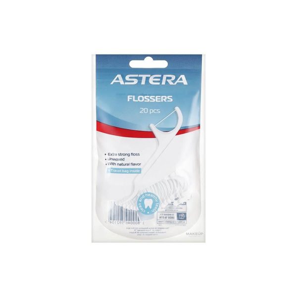 استيرا عيدان تنظيف بين الأسنان بنكهة طبيعية - 20 حبة