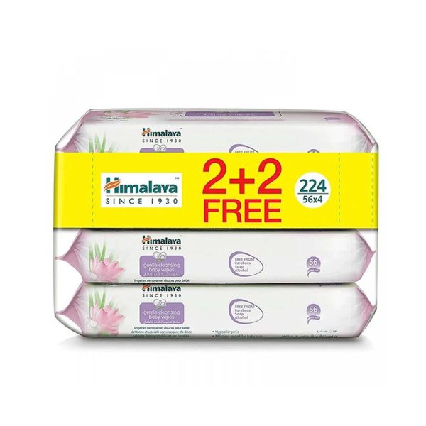هيمالايا عبوة مناديل مبللة للأطفال لطيفة (2 + 2 مجانا)