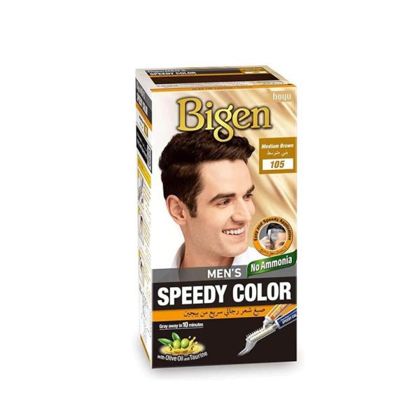 بيجن صبغة شعر سريعة بدون امونيا للرجال - بني متوسط 105