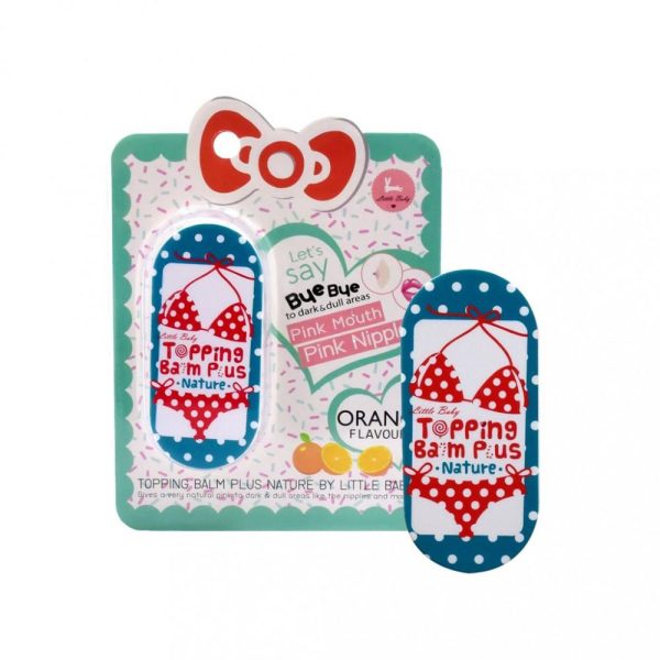 ليتل بيبي توبينج بالم بلس ناتشور مورد الشفايف والحلمات بنكهة البرتقال - 30 جم