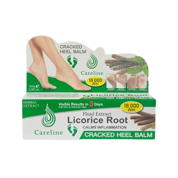 بلسم كيرلاين للكعب المتشققة بخلاصة جذر عرق السوس