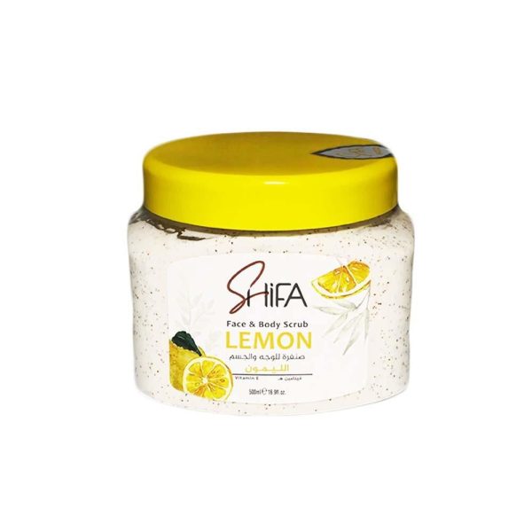 شفا صنفرة للوجه والجسم بالليمون - 500 مل