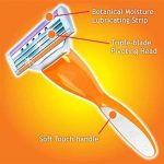 ⁦بيرسونا كابري 3 شفرات حلاقة نسائية بفيتامين هـ وزبدة الشيا  3+1قطع⁩ - الصورة ⁦3⁩