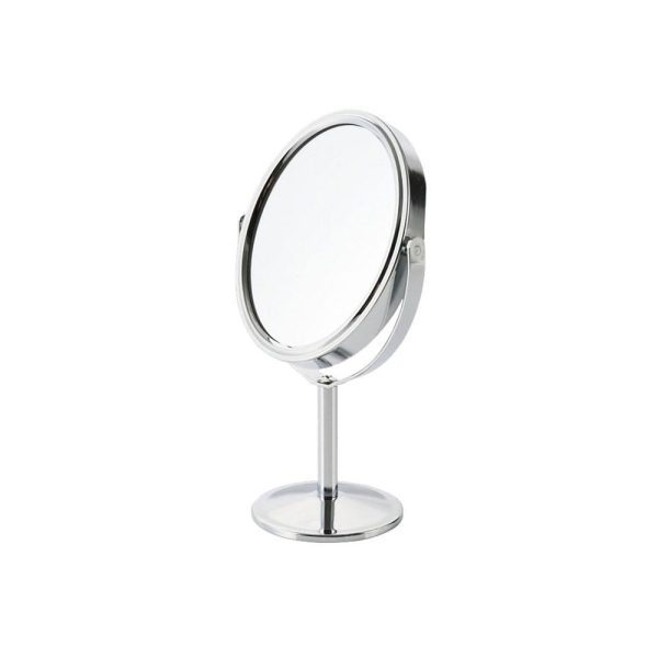 ميني جود مرآة دائرية بوجهين عادي وتكبير 3 مرات على قاعدة