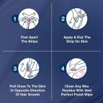 ⁦ڤيت شرائط الشمع إيزي-جل لإزالة الشعر للبشرة الحساسة - 20 شريط⁩ - الصورة ⁦6⁩