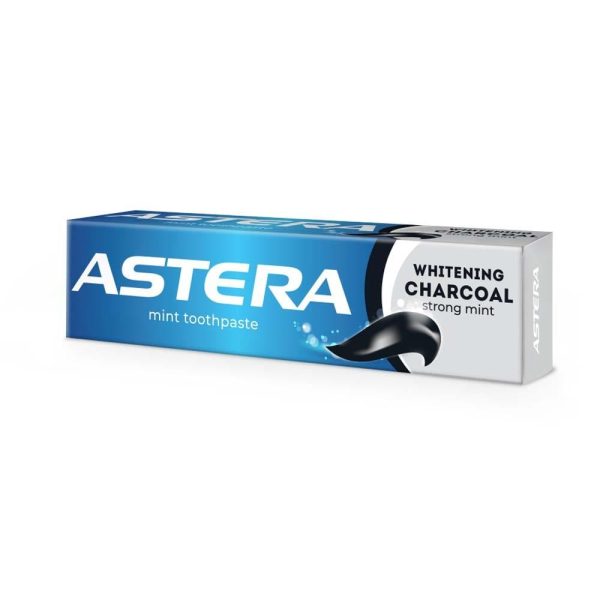 استيرا معجون أسنان بالفحم المبيض والنعناع القوي - 110 جم