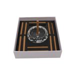 ⁦بخور بوسيدين A69 بخور كمبودي مع مبخرة كريستالية على شكل طقم هدية - 12 عود⁩ - الصورة ⁦3⁩