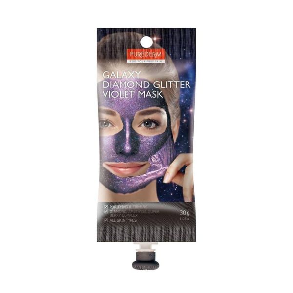 قناع التقشير البنفسجي جليتر بيورديرم