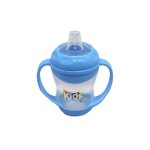 ⁦كيدز كير رضاعة بلاستيكية مع مقبض للشرب زهري⁩ - الصورة ⁦2⁩