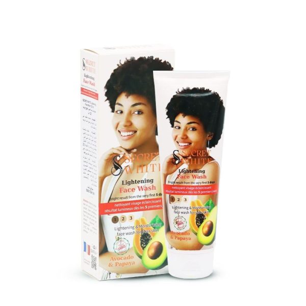 سيكرت وايت غسول تفتيح الوجه بالأفوكادو والبابايا 125 مل