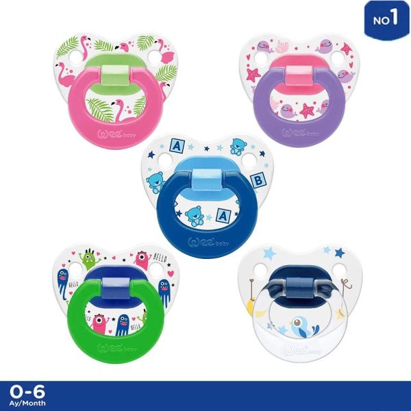 وي بيبي لهاية أطفال من عمر 0 - 6 شهر أشكال متنوعة - 1 قطعة