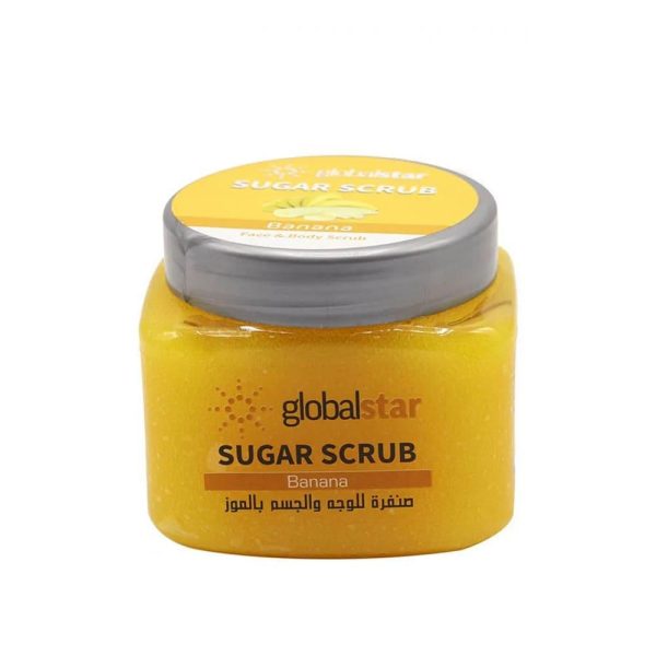 صنفرة سكر للوجه والجسم بالموز