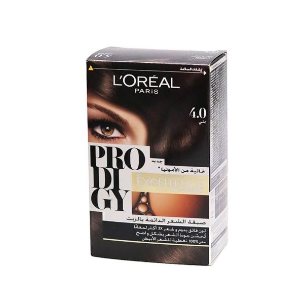 لوريال باريس بروديجي صبغة شعر - 4.0 بني
