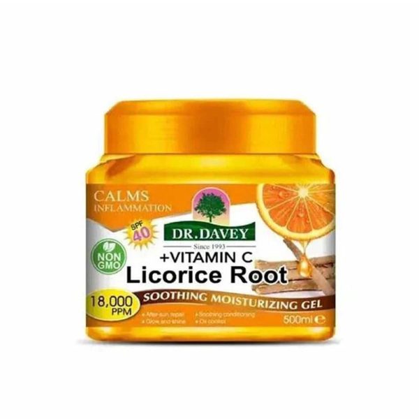 دكتور ديفي جل مرطب للبشرة بخلاصة عرق السوس وفيتامين سي - 500 مل