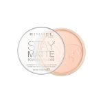 ⁦ريميل لندن بودرة مضغوطة ستاي مات 002 بينك بلوسوم - 14 جم⁩ - الصورة ⁦2⁩