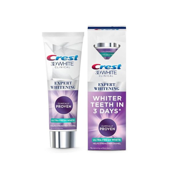 كرست 3D وايت كلينيكال معجون اسنان الترا فريش وايت - 75 مل